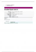 CS 3304 Unit 4 graded quiz (University of the people)