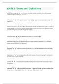 CAIB 2 -Terms and Definitions 82 Exam Questions And Answers