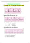 CH 8 - ECG INTERPRETATION EXERCISES - ANSWERS 2024 ECG INTERPRETATION EXERCISE 1: BASIC STRIP INTERPRETATION