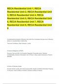 RECA Residential Unit 1, RECA Residential Unit 2, RECA Residential Unit 3, RECA Residential Unit 4, RECA Residential Unit 5, RECA Residential Unit 6, RECA Residential Unit 7, RECA Residential Unit 8, RECA Residential Unit 9