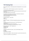 TCI (Therapeutic Crisis Intervention) Training ,,TCI Seventh Edition Exams,  Test Questions with completed Answers/A  VERIFIED! ALL BUNDLED HERE!!..