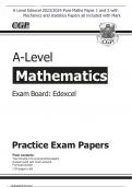 Maths Edexcel AS paper 1 & paper 2 pure 2023/2024