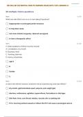 NR 326 MENTAL HEALTH NURSING EXAM 1DRUGS QUESTION WITH 100% SOLUTIONS / VERIFIED ANSWERS