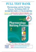 Test Bank - Pharmacology and the Nursing Process 7th Edition by Linda Lane Lilley