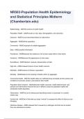 NR503-Population Health Epidemiology and Statistical Principles Midterm (Chamberlain.edu) 2024/2025 already graded A+