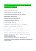 ATI Comprehensive/Exit Exam Solutions 2024(100% Correct)