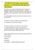  ENVSOCTY 2GI3 Final - Exam practice questions v2 (2nd Half Material) Questions And Answers