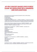 ATI RN CONCEPT-BASED PROCTORED EXAM 165 QUESTIONS WITH ANSWERS AND EXPLANATIONS The child with Down syndrome should be evaluated for which condition before participating in some sports? a. Hyperflexibility b. Cutis marmorata c. Atlantoaxial instability d.