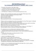 2024 NR 508 Pharm Week 8 New Full Questions and Answers ( Included ) 100% Correct