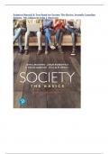 Solution Manual & Test Bank for Society The Basics, Seventh Canadian  Edition, 7th edition by John J. Macionis