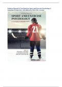 Solution Manual & Test Bank for Sport and Exercise Psychology A  Canadian Perspective, 4th edition by Peter R.E. Crocker