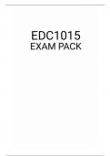 EDC1015  EXAM PACK 2024