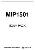 MIP1501 EXAM PACK 2025