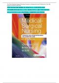 TEST BANK FOR MEDICAL SURGICAL :CONCEPTS FOR INTERPROFFESSIONAL COLLABORATIVE CARE 9TH EDITION IGNATAVICIUS ALL CHAPTERS. VERIFIED SOLUTIONS