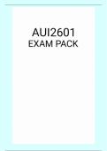 AUI2601 EXAM PACK