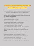 Microbiology Macromolecules Test 1 Questions and Answers 2024 with complete solution