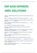 UPDATED LATEST EDF 6226 SAFMEDS 100% SOLUTIONS
