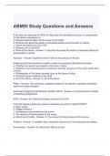 ABMDI Study Questions and Answers