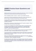 ABMDI Practice Exam Questions and Answers