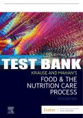 Test Bank For Krause And Mahan’s Food And The Nutrition Care Process All Chapters - 9780323711531