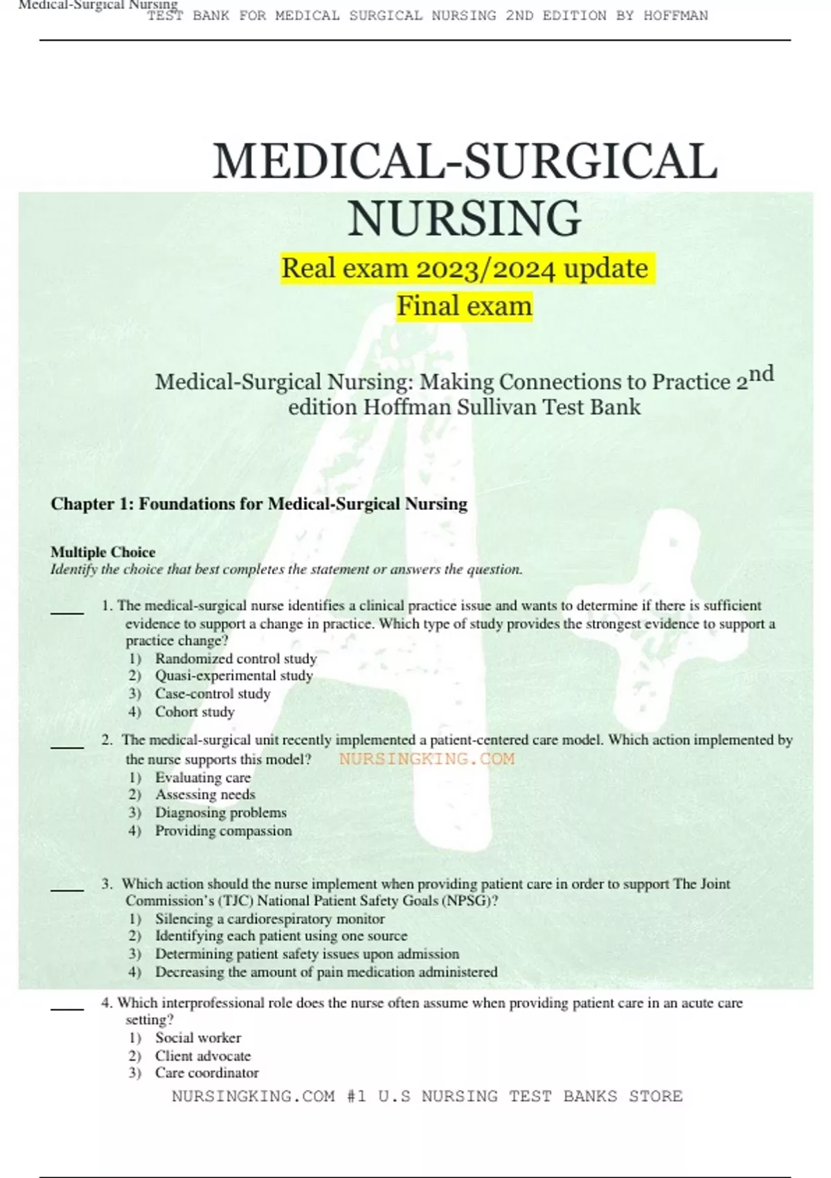 MEDICAL SURGICAL NURSING Real Exam 2023 2024 Update Final Exam   65ad1775805af 4289198 1200 1700.webp