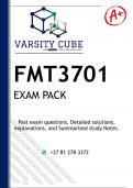 FMT3701 EXAM PACK 2024