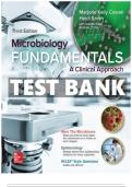 TEST BANK FOR MICROBIOLOGY FUNDAMENTALS A CLINICAL APPROACH 3RD EDITION BY COWAN ALL CHAPTERS