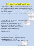 Wall Street Prep Excel Crash Course 2024 COMPLETE UPDATE