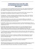 NR 509 Midterm Exam (Latest 2023 - 2024) New Full Questions and Answers ( Included )  100% Correct