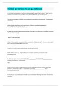 NBCE practice test Questions and answers Graded A+