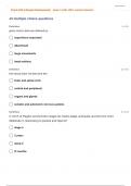 PSYC-290 LIFESPAN DEVELOPMENT EXAM 1 QUESTIONS WITH 100% CORRECT MARKING SCHEME