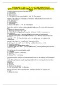 FLORIDA 6 - 20 ALL LINES ADJUSTER TEST QUESTIONS WITH CORRECT ANSWERS GRADED TO PASS