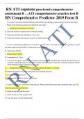 RN ATI Capstone Proctored Comprehensive Assessment B …ATI Comprehensive ...