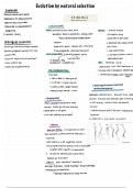 Summary on Evolution by natural selection -  Life Sciences (Biology)