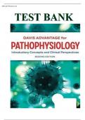 Test bank pathophysiology introductory concepts and clinical perspectives 2nd edition capriotti 2023-2024 Latest Update