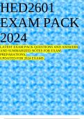 HED2601 EXAM PACK 2024