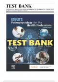 Test Bank - Gould's Pathophysiology for the Health Professions, 7th Edition (VanMeter 2023) Chapter 1-28 | All Chapters ..........@Recommended                          