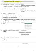 ADVANCED TRAUMA LIFE SUPPORT (ATLS) LATEST 2024 ACTUAL EXAM WITH 300 QUESTIONS AND CORRECT DETAILED ANSWERS(VERIFIED ANSWERS) WITH RATIONALES|GRADED A+