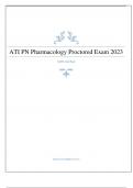 ATI PN Pharmacology Proctored Exam 2023