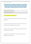 Full |Q-Bank| Cosmetology Instructor| Cosmetology Instructor Written Exam| Cosmetology Instructor Exam Study Guide| Questions and Answers/2024