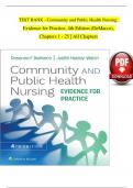 TEST BANK - DeMarco & Walsh, Community and Public Health Nursing: Evidence for Practice 4th Edition, Verified Chapters 1 - 25, Complete Newest Version 