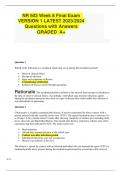 NR 503 Week 8 Final Exam  VERSION 1 LATEST 2023/2024 Questions with Answers  GRADED A+