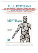                              FULL TEST BANK For Lifespan Development, Canadian Edition 7th Edition, Kindle Edition by Denise Boyd (Author) Latest update 2024 Questions And Answers Graded A+      