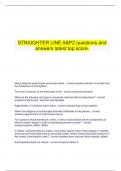  STRAIGHTER LINE A&P2 questions and answers latest top score.