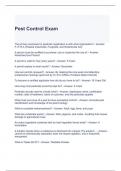 Public Health Pest Control Exam Bundle