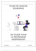 ETUDE DE MARCHE ELEARNING : UN GUIDE POUR LE PROFESSEUR INDEPENDANT