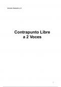 Reglas del Contrapunto Libre a 2 Voces