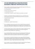 ATI RN Fundamentals Practice B(2023- 2024)with complete updated solution A nurse is caring for a client who reports pain. When documenting the quality of the client's pain on an initial pain assessment, the nurse should record what? A. "I am having 