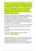 advanced tax c239 51-100, Chapter 20, Tax 2- Ch. 18, Ch 14 Liquidating & Nonliquidating Distributions MC Part 1, Tax chapter 16 and 18, Ch 19 Advanced Tax, tax ch 18, chapter 18, ACCT 445 Chap. 18 Quiz, Corporate Reorganization, BMGT417 Exam II, Ch 1... Q