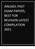 AIN2601 PAST  EXAM PAPERS,  BEST FOR  REVISION